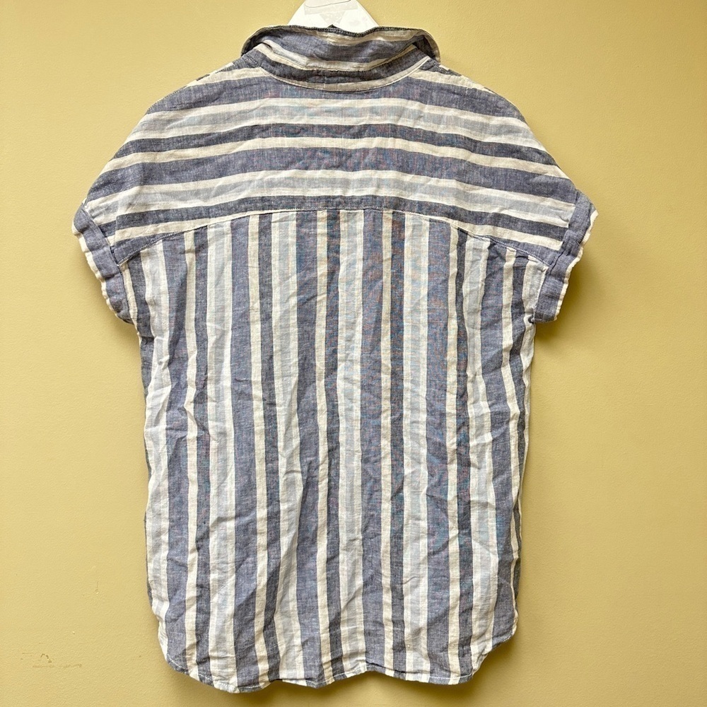 beachlunchlounge linen blend vacation top - Picture 4 of 9